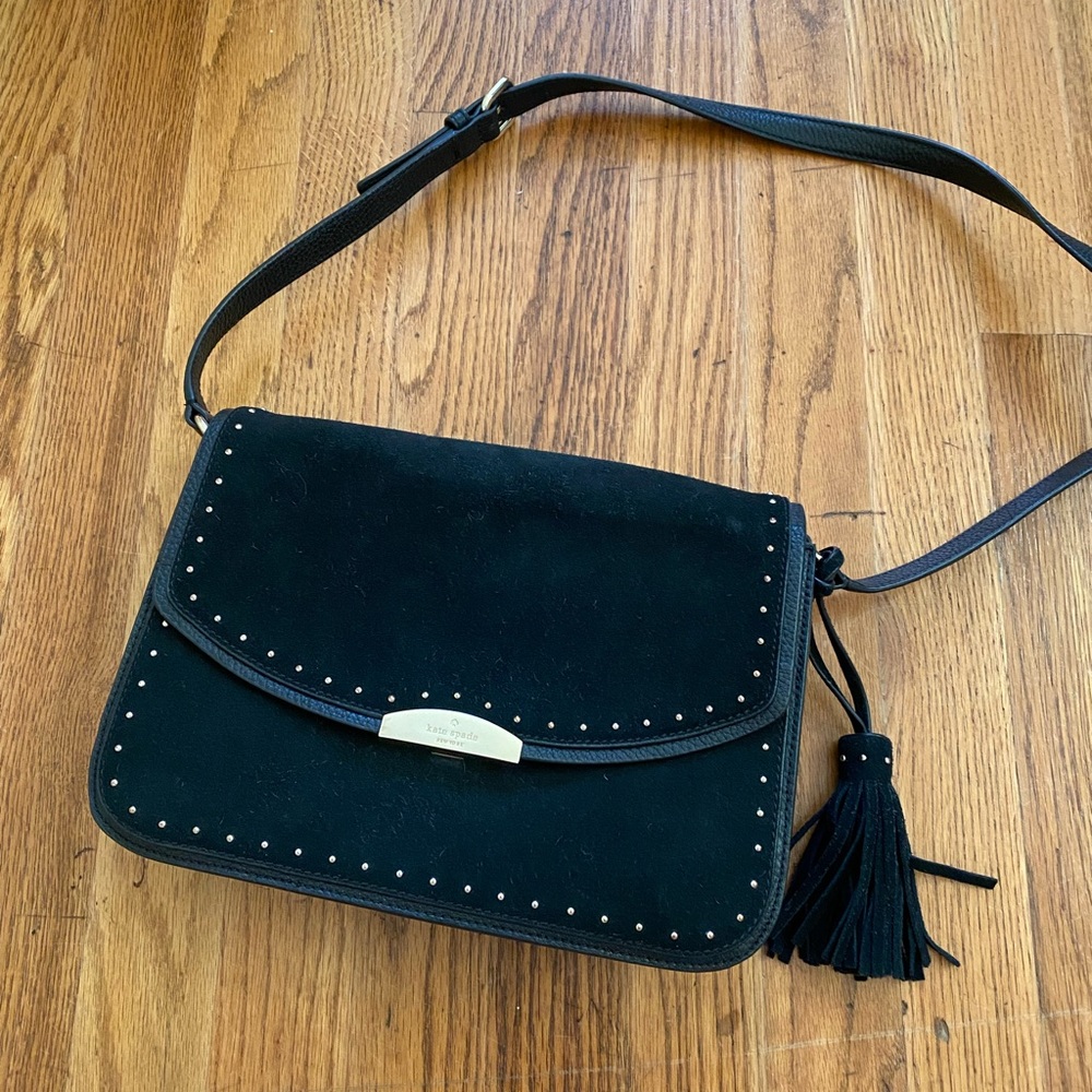 Kate Spade ♠️ suede and leather crossbody